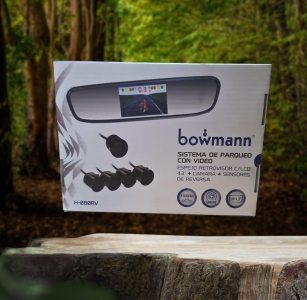 Espejo Retrovisor Bowmann Con Cámara Y Sensor H-080rv