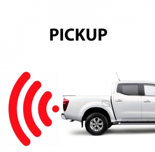 SENSOR DE RETROCESO CAMIONETA C/ PARACHOQUES METÁLICO INSTALADO